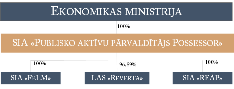 Possessor organizātoriskā struktūra